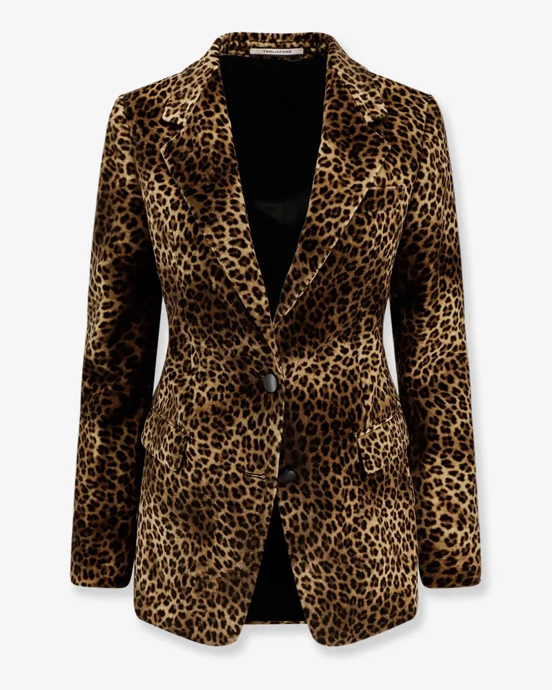 Tagliatore Animalier cotton blazer -  - gender_Woman Animal