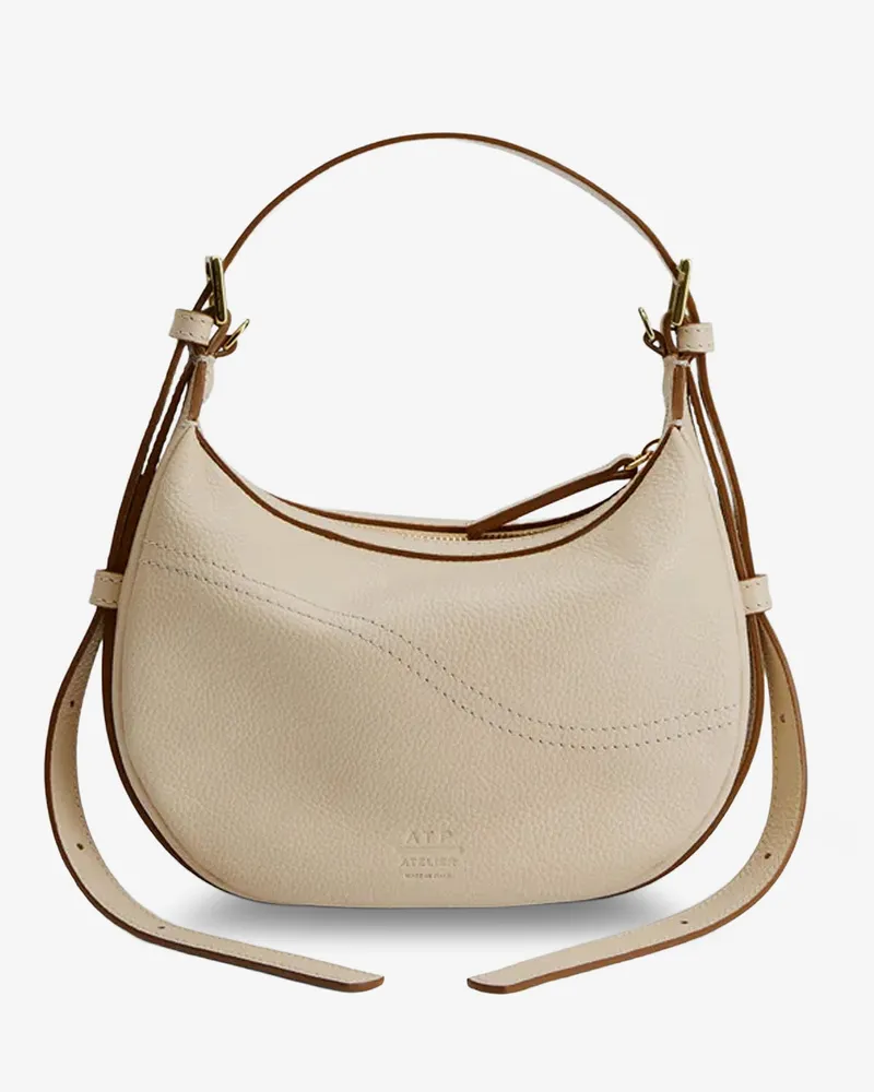 ATP Atelier Silea Mandorla leather crossbody bag -  - gender_Woman Beige