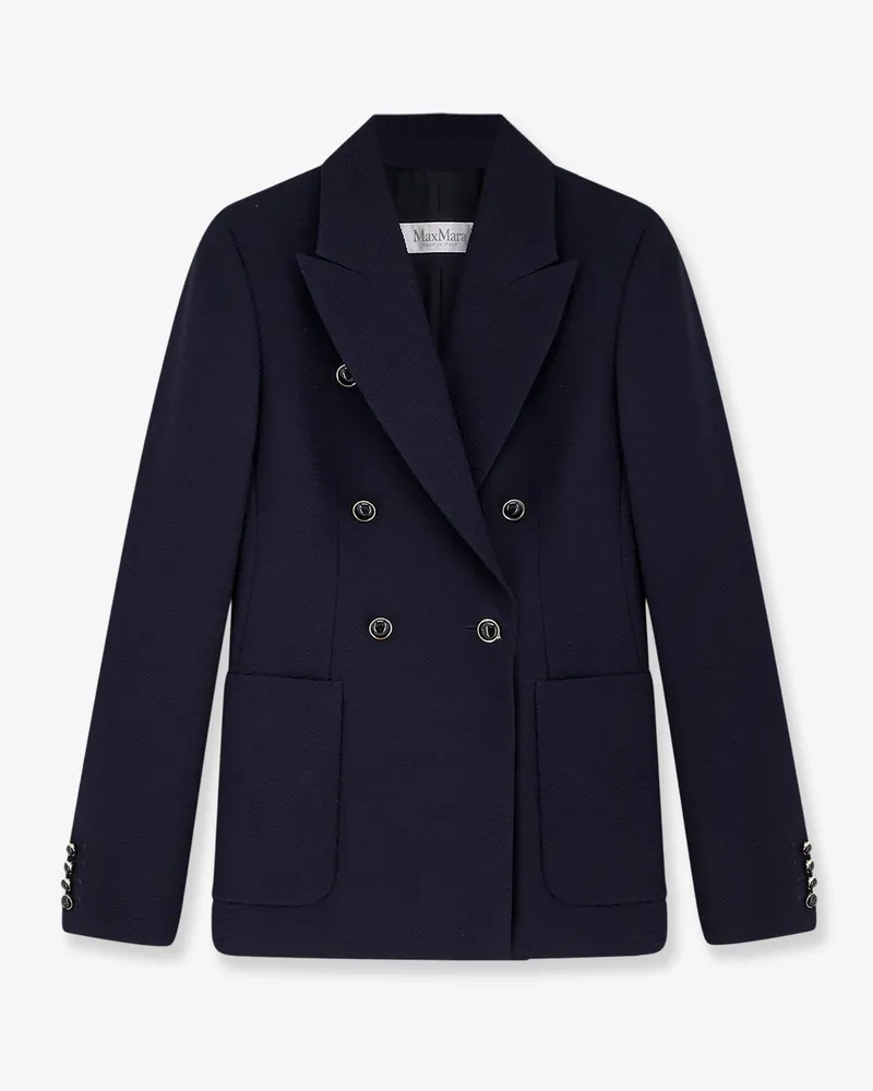 Max Mara Mxmricetta virgin wool blazer -  - gender_Woman Blue