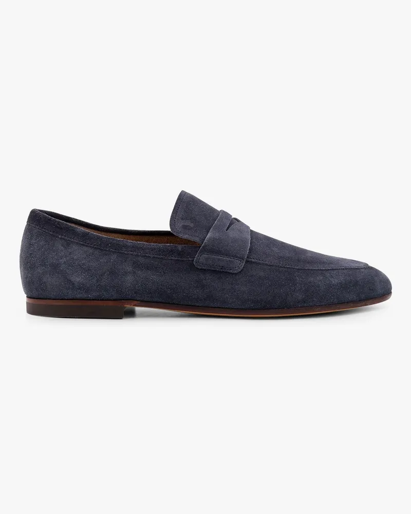 TOD'S Suede loafer -  - gender_Man Blue