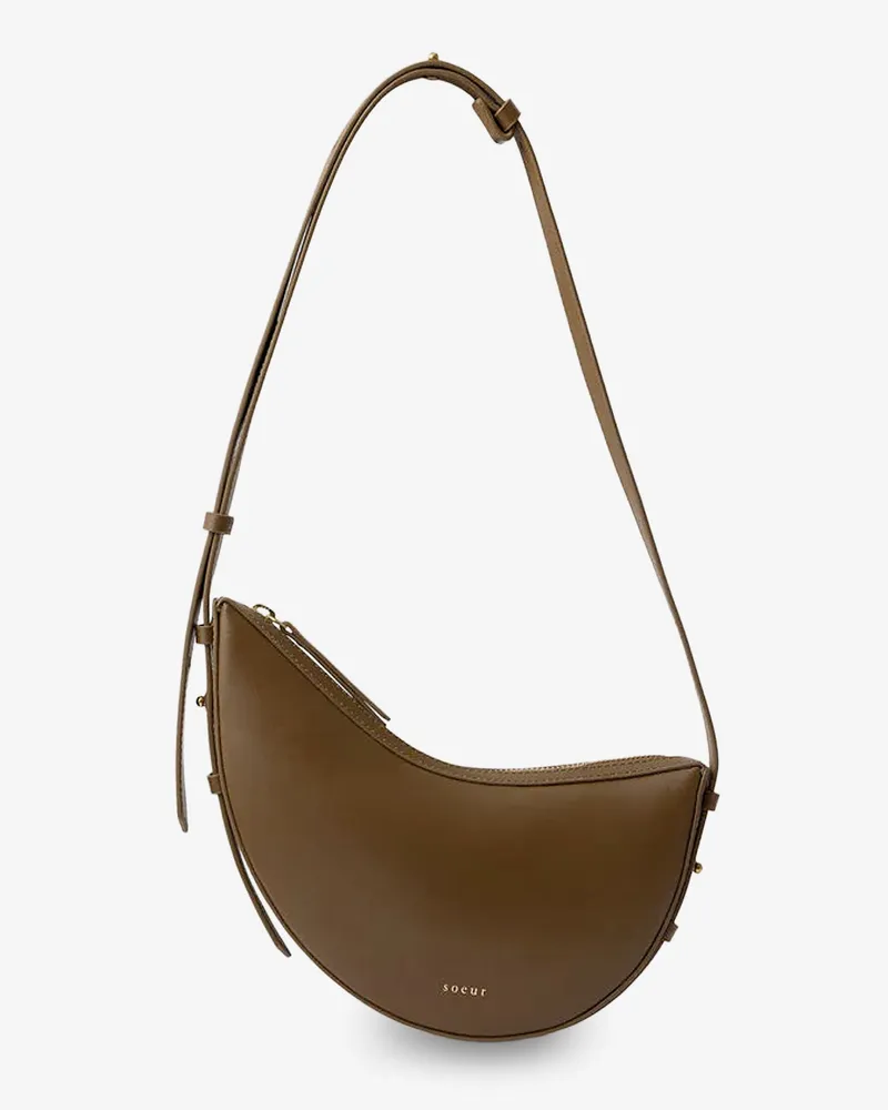 Soeur Wino Mini leather crossbody bag -  - gender_Woman Brown