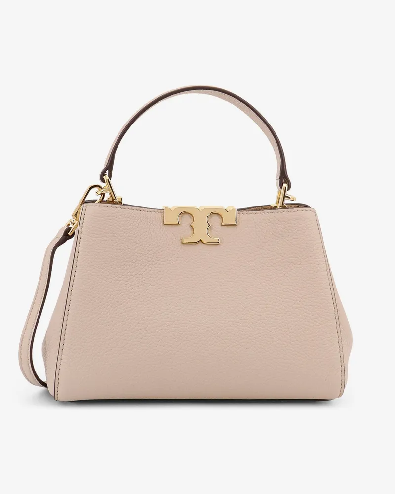 Tory Burch Eleanor Pebbled Mini Satchel crossbody bag -  - gender_Woman Beige