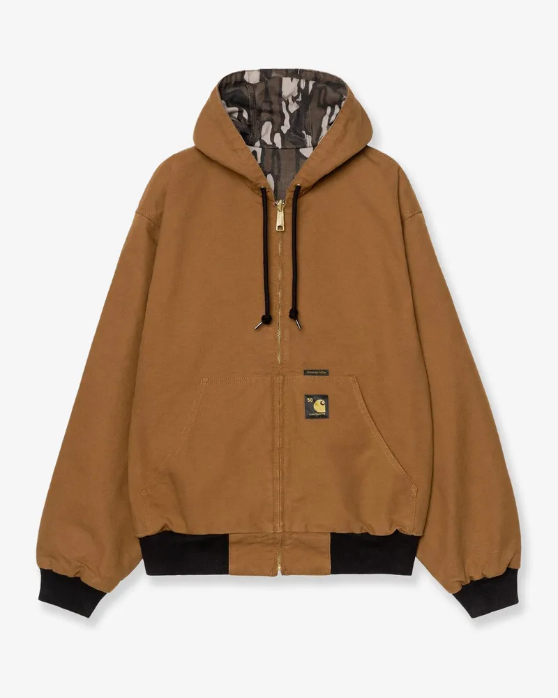 Carhartt WIP OG Active 50 Years Anniversary organic cotton jacket -  - gender_Man Brown
