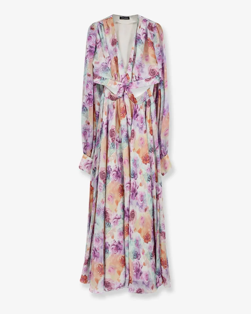 ACTUALEE Long dress with multicolor floral print -  - gender_Woman Multicolor