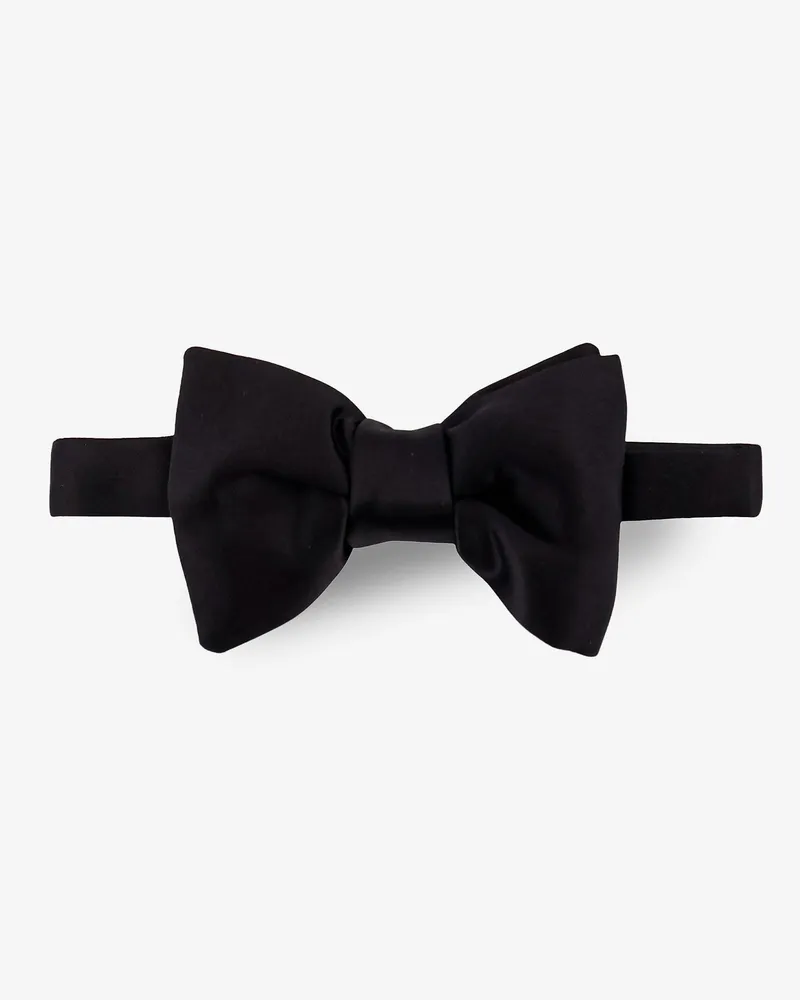 Tom Ford Silk bow tie -  - gender_Man Black