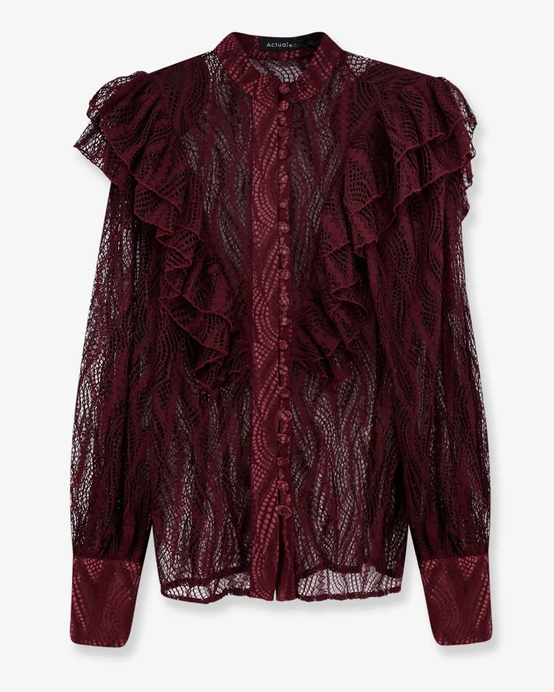 ACTUALEE Lace shirt -  - gender_Woman Red