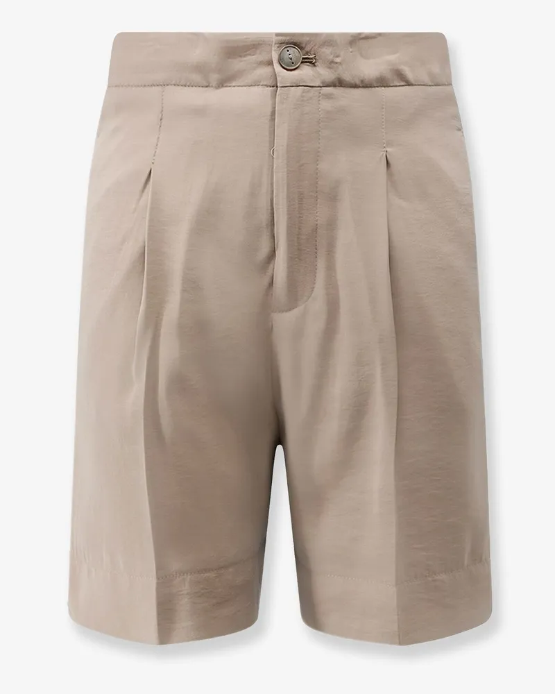 Hevò Torre Lapillo modal blend bermuda shorts -  - gender_Woman Beige