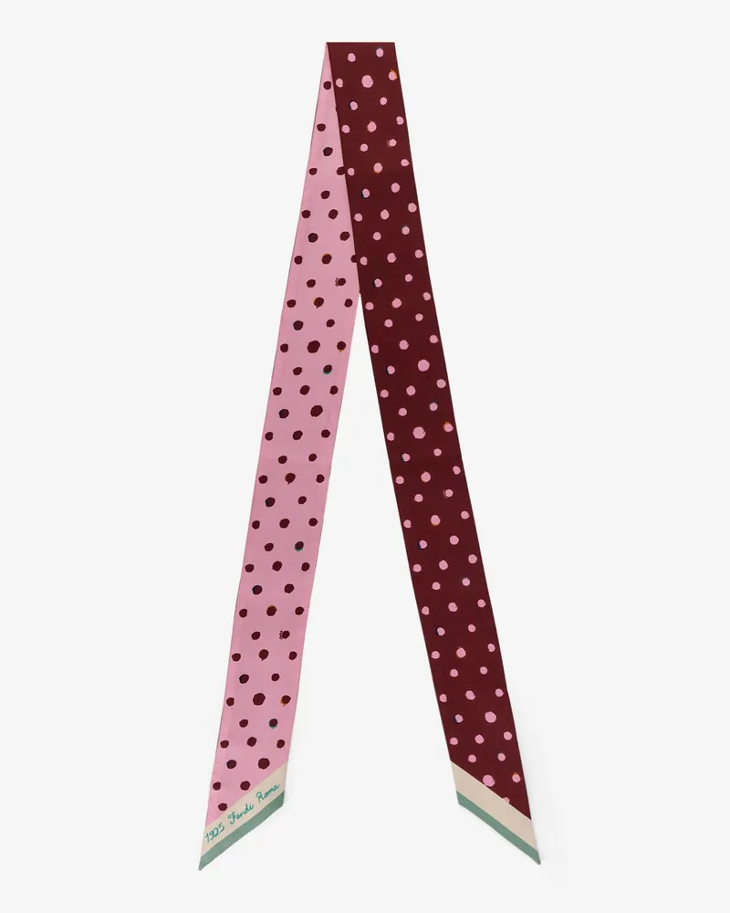 Fendi Silk Wrappy bandeau with Falena Dots motif -  - gender_Woman Multicolor