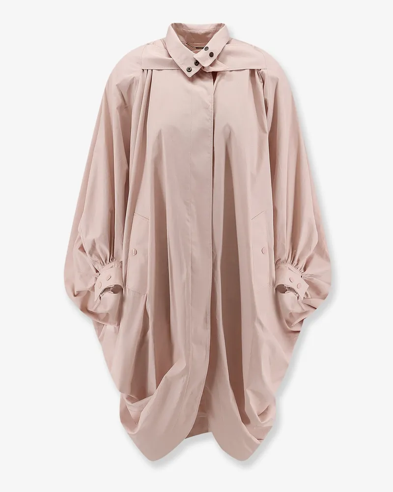 Chloé Cotton cape coat -  - gender_Woman Pink