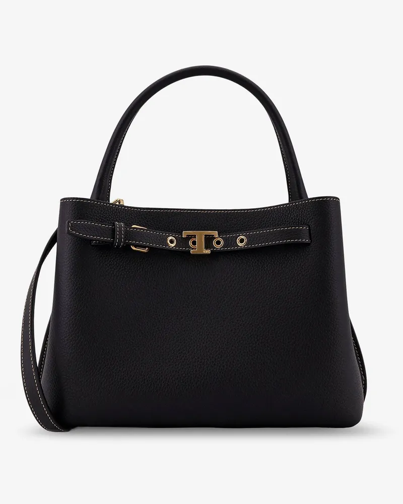 TOD'S Borsa a mano Tim Top Mini in pelle -  - gender_Woman Black