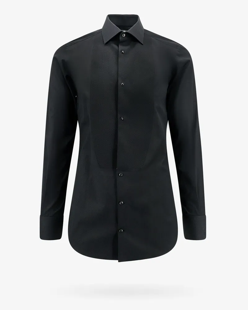 Dolce & Gabbana Gold cotton shirt -  - gender_Man Black