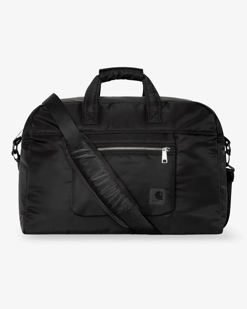Carhartt WIP Otis Weekend Bag nylon shoulder bag with tone-on-tone logo patch -  - gender_Man Black