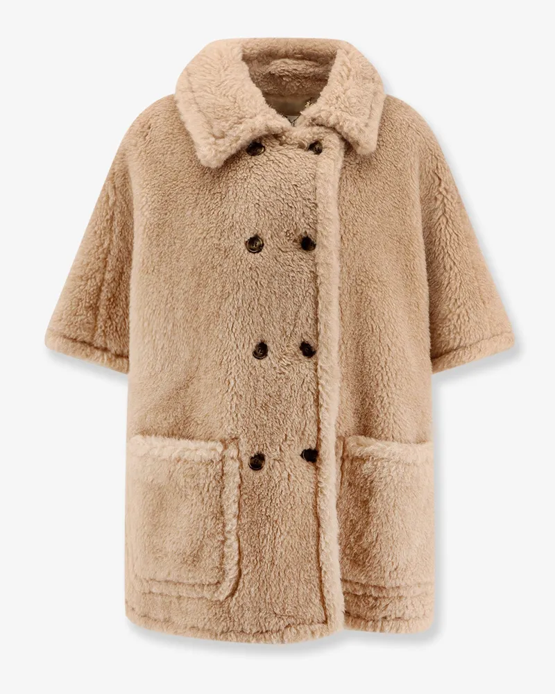 Max Mara Mxacavallo alpaca, cashmere and silk cape -  - gender_Woman Beige