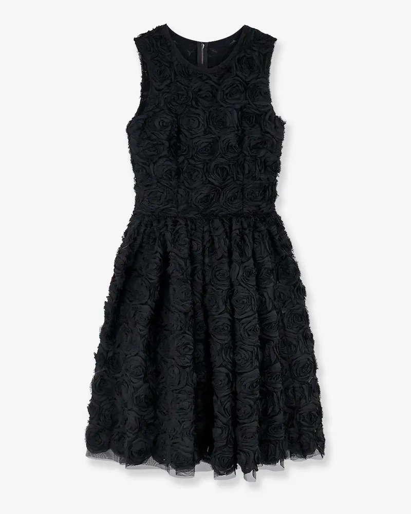 Dolce & Gabbana Dress with embossed Roses motif -  - gender_Woman Black
