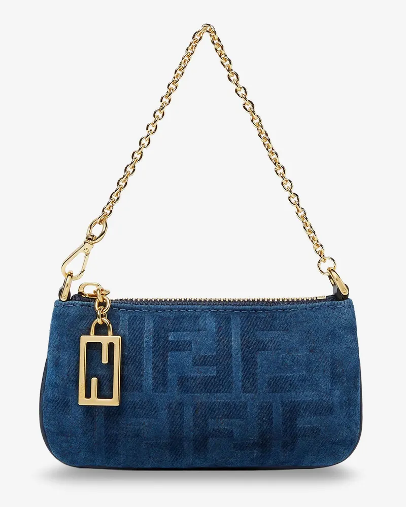 Fendi FF fabric coin purse -  - gender_Woman Blue