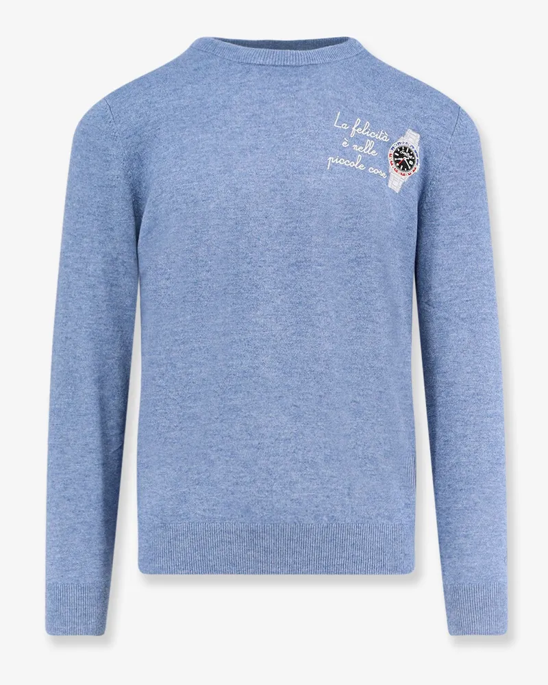 MC2 Saint Barth Heron Light Embry Wool Blend Sweater -  - gender_Man Blue