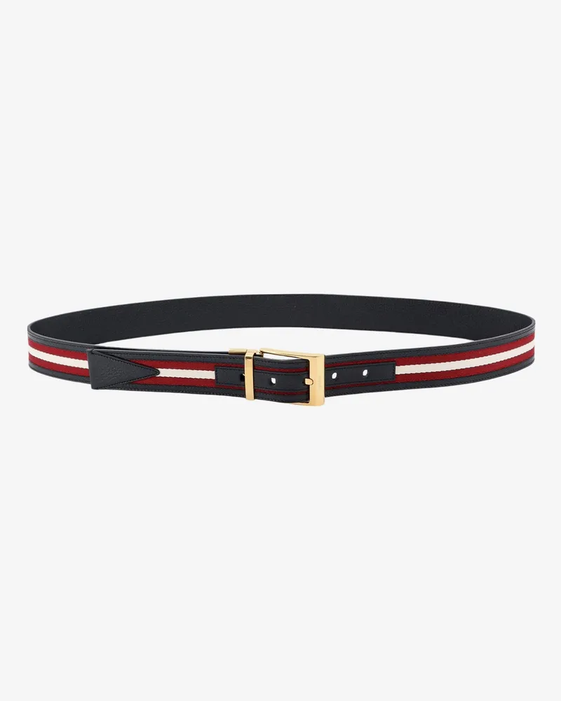 Bally Leather belt -  - gender_Man Black