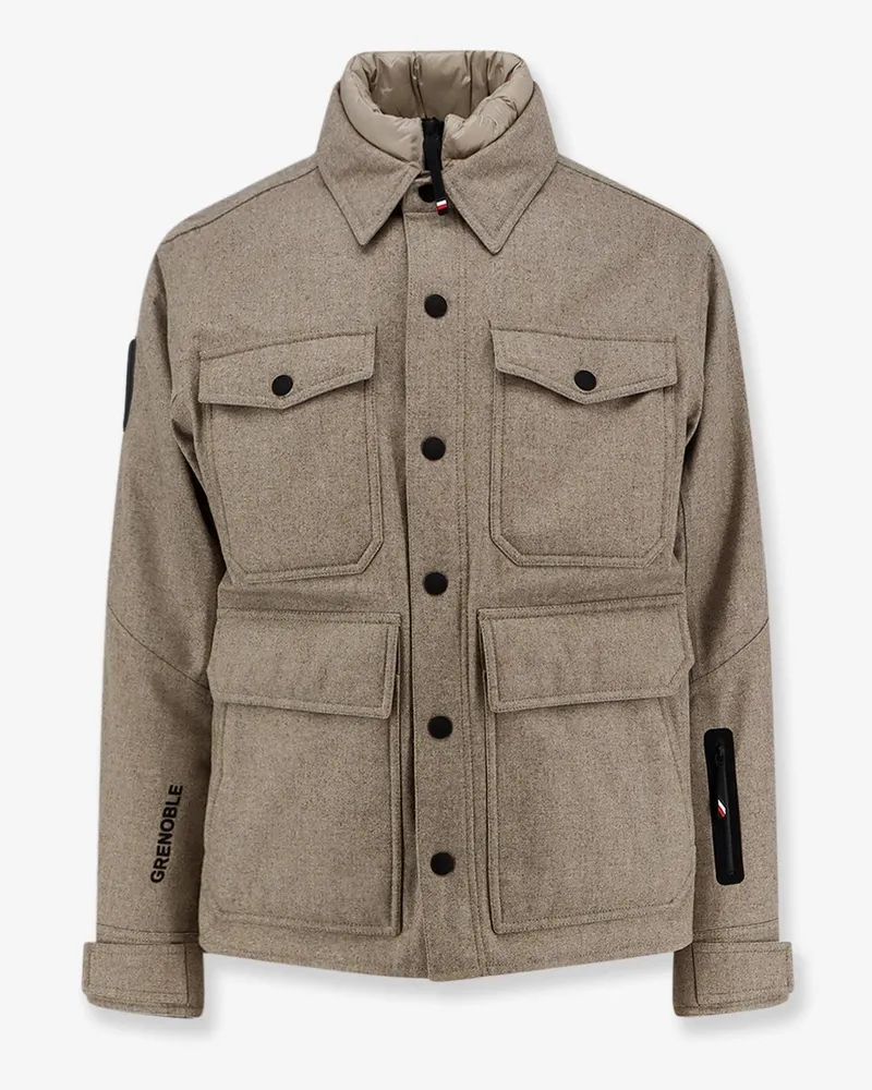 Moncler Antuco virgin wool jacket -  - gender_Man Beige