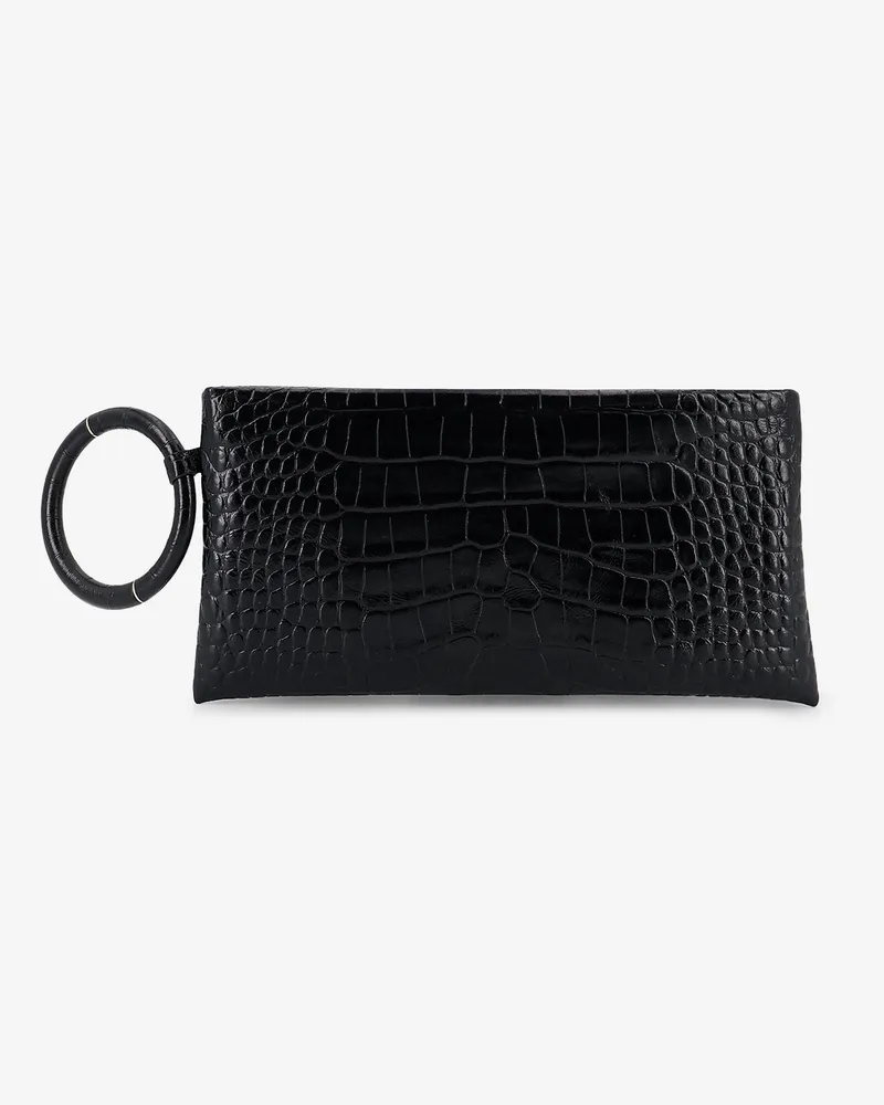 Tom Ford Aura crocodile-print leather clutch bag -  - gender_Woman Black
