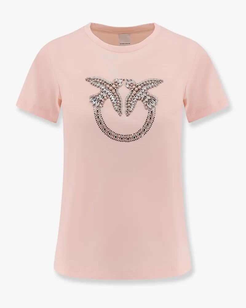 Pinko Quentin t-shirt with love birds embroidery -  - gender_Woman 