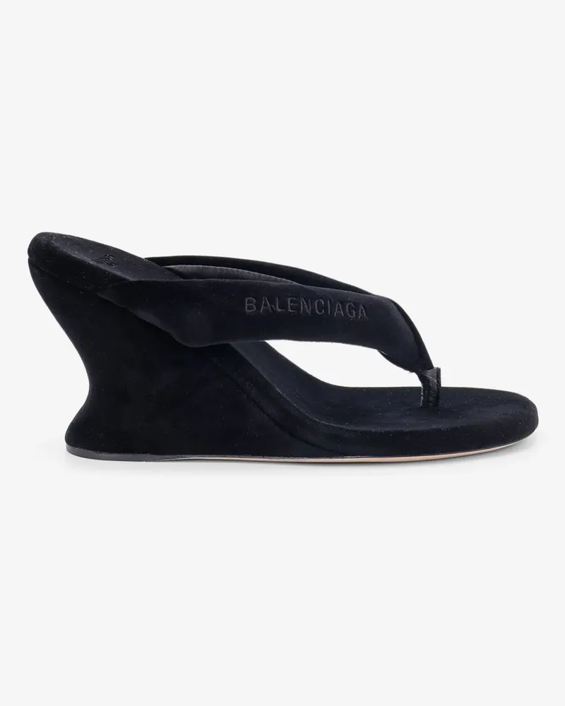 Balenciaga Gaeta velvet sandals -  - gender_Woman Black