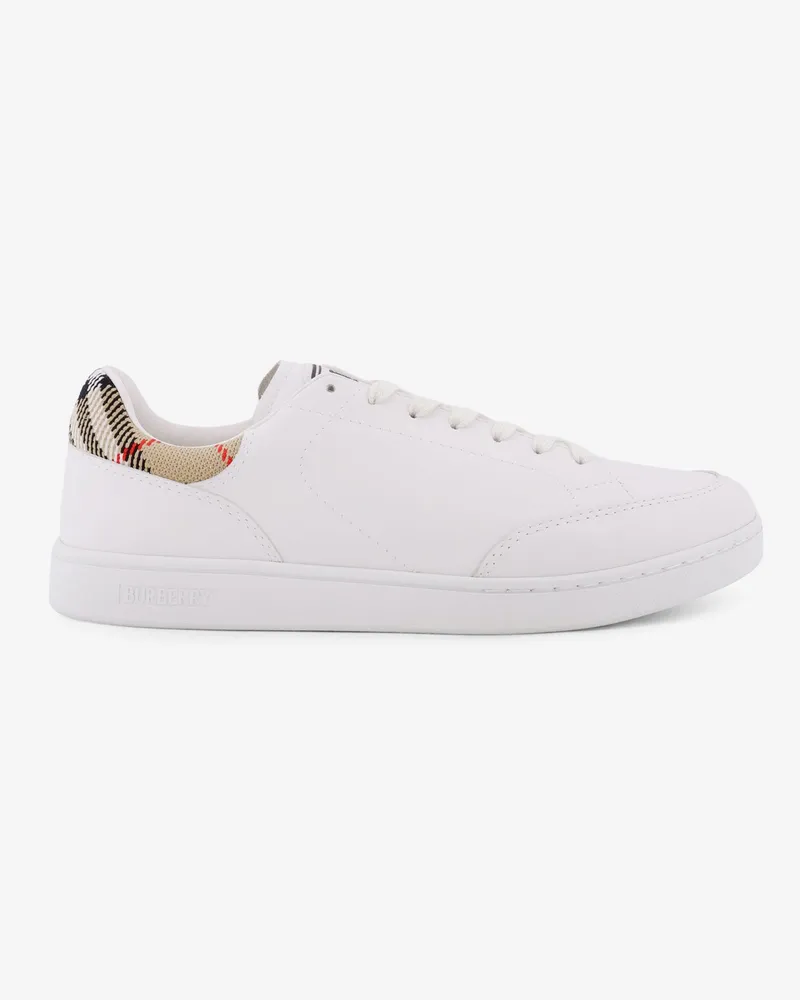 Burberry Set leather sneakers -  - gender_Man White