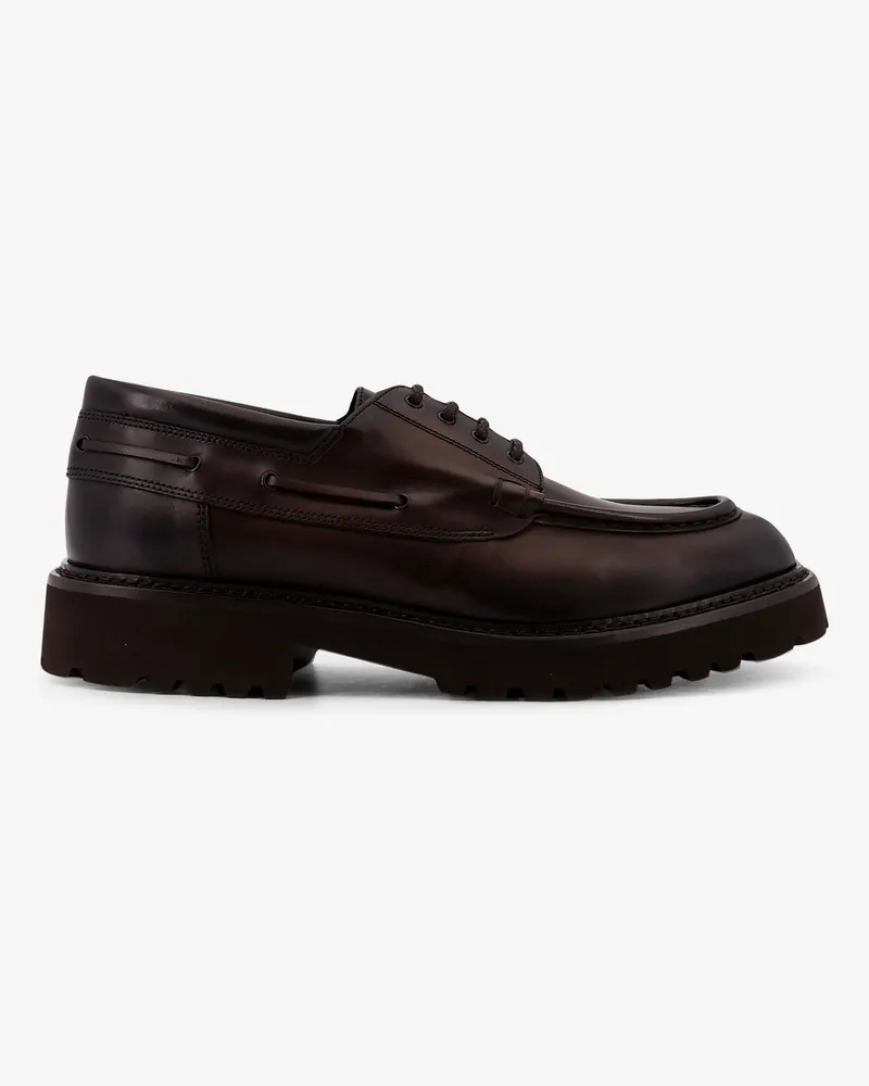 Doucal´s Leather lace-up shoe -  - gender_Man Brown