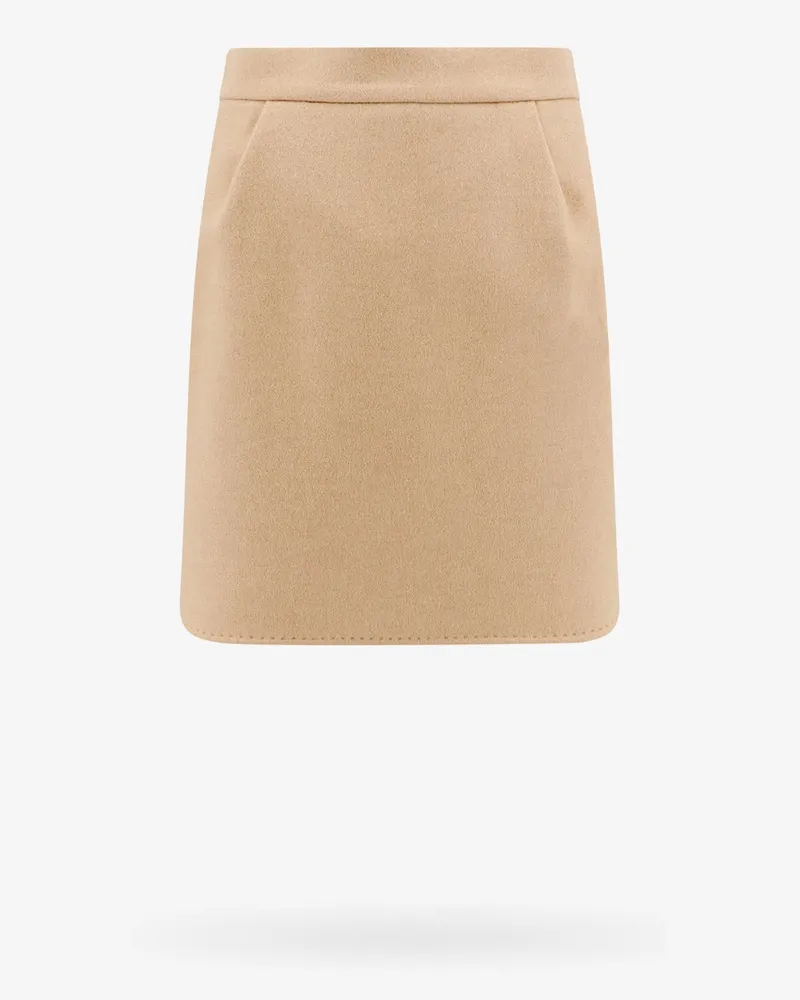 Max Mara Mini camel skirt -  - gender_Woman Beige