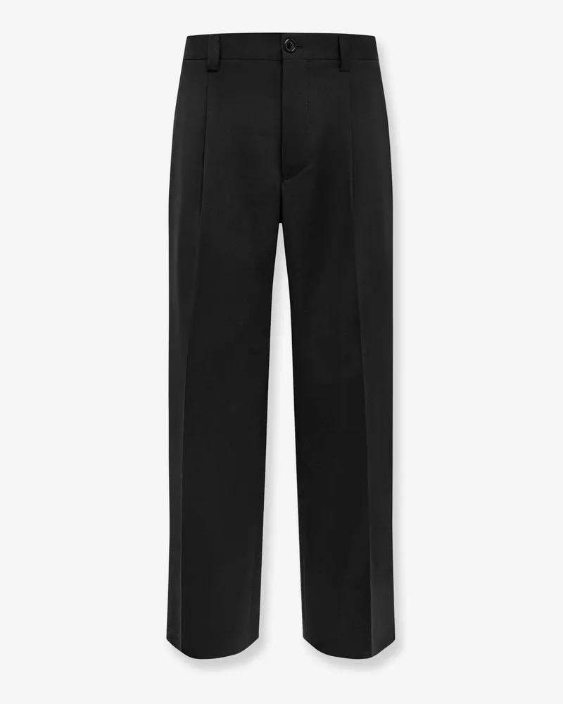 Laneus Virgin wool blend trousers -  - gender_Man Black