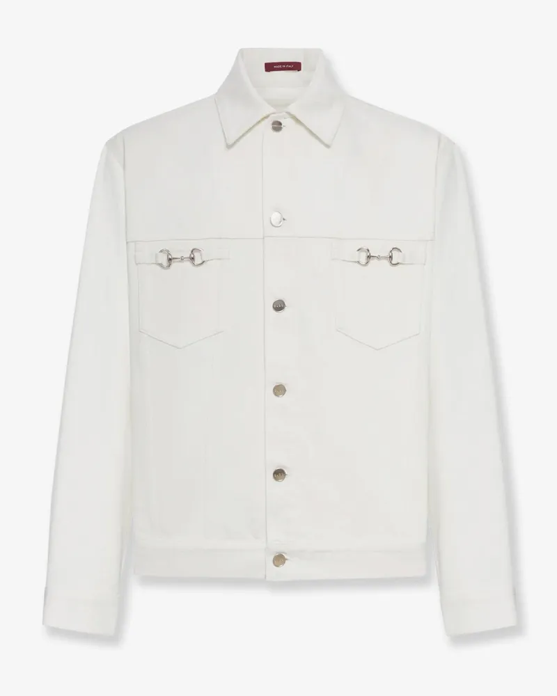 Gucci White denim jacket -  - gender_Man White