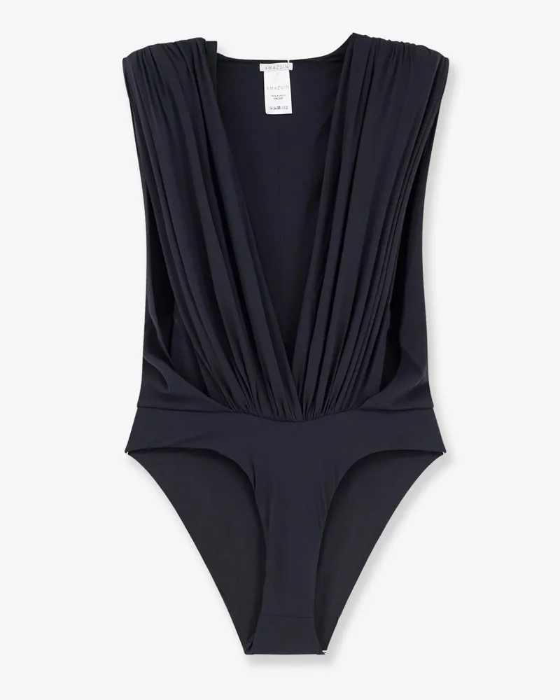 Amazuìn Stretch jersey Nikita bodysuit top -  - gender_Woman Black