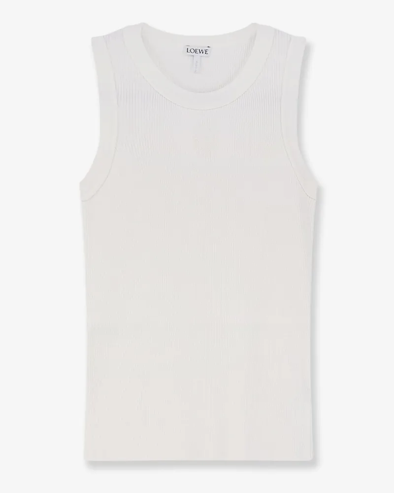 Loewe Anagram viscose tank top -  - gender_Woman White