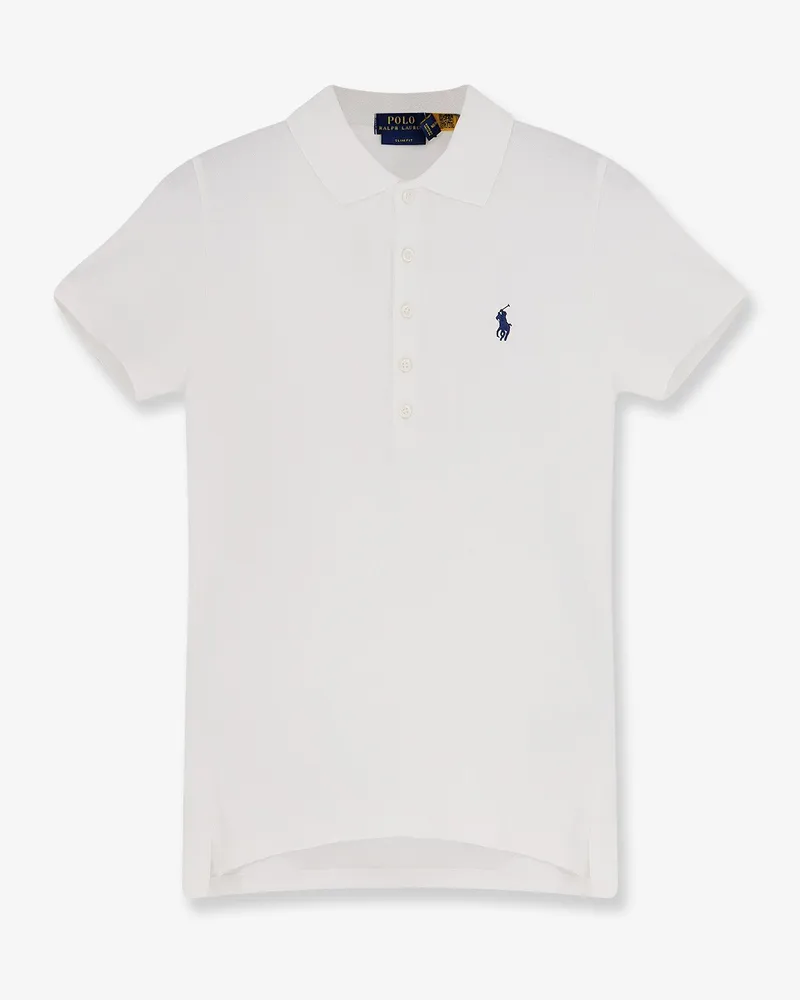 Ralph Lauren Cotton blend polo shirt with embroidered logo -  - gender_Woman White