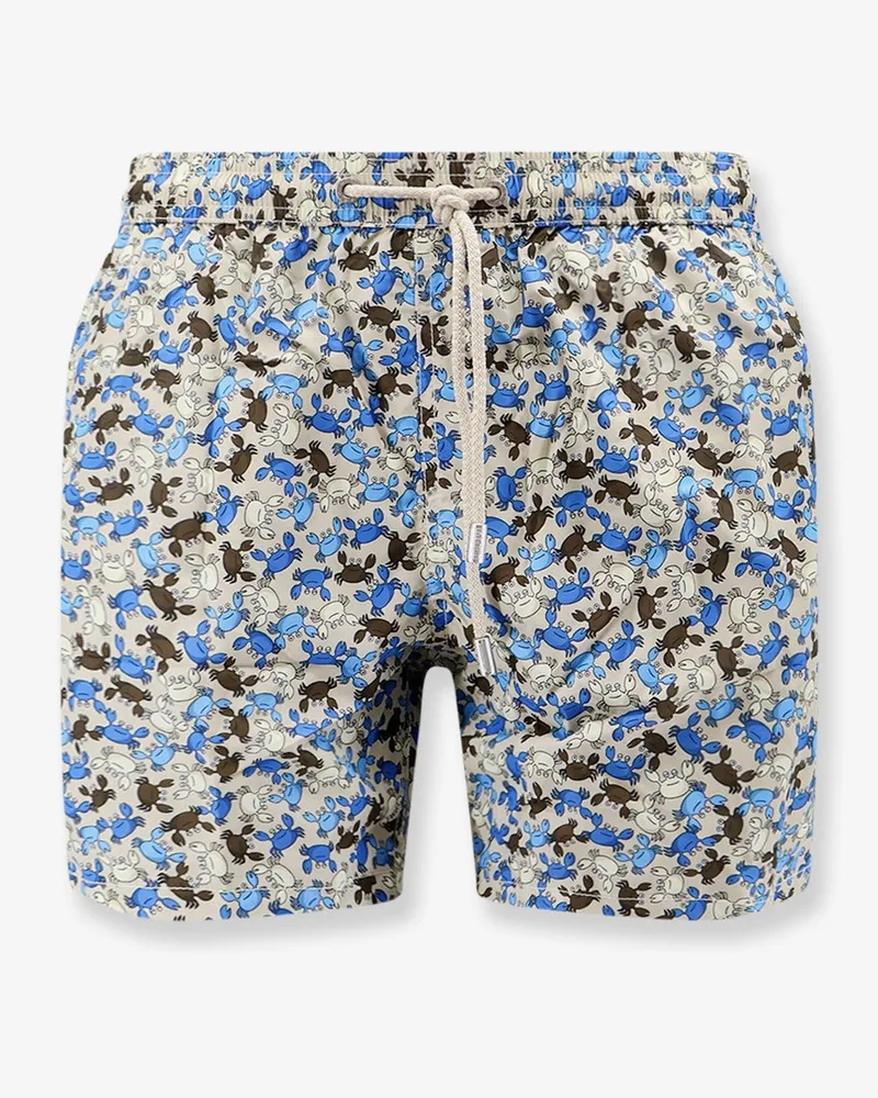 MC2 Saint Barth Nylon swim shorts with micro-pattern -  - gender_Man Multicolor