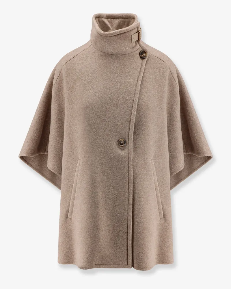 Max Mara Hand-sewn Derrik cashmere cape -  - gender_Woman Beige