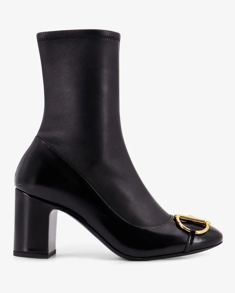 Gucci Leather boots with metal Horsebit -  - gender_Woman Black