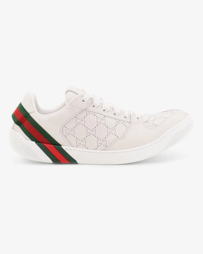 Gucci Screener leather sneakers -  - gender_Man White