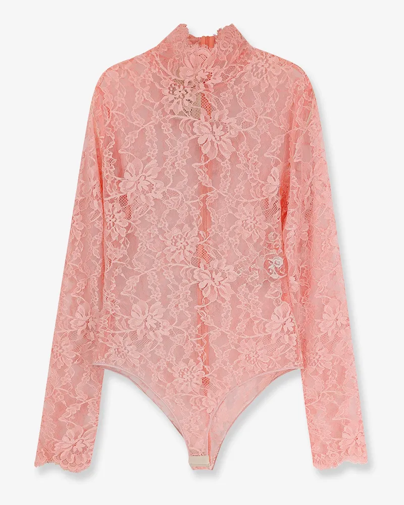 Valentino Garavani Lace Body Top -  - gender_Woman Pink