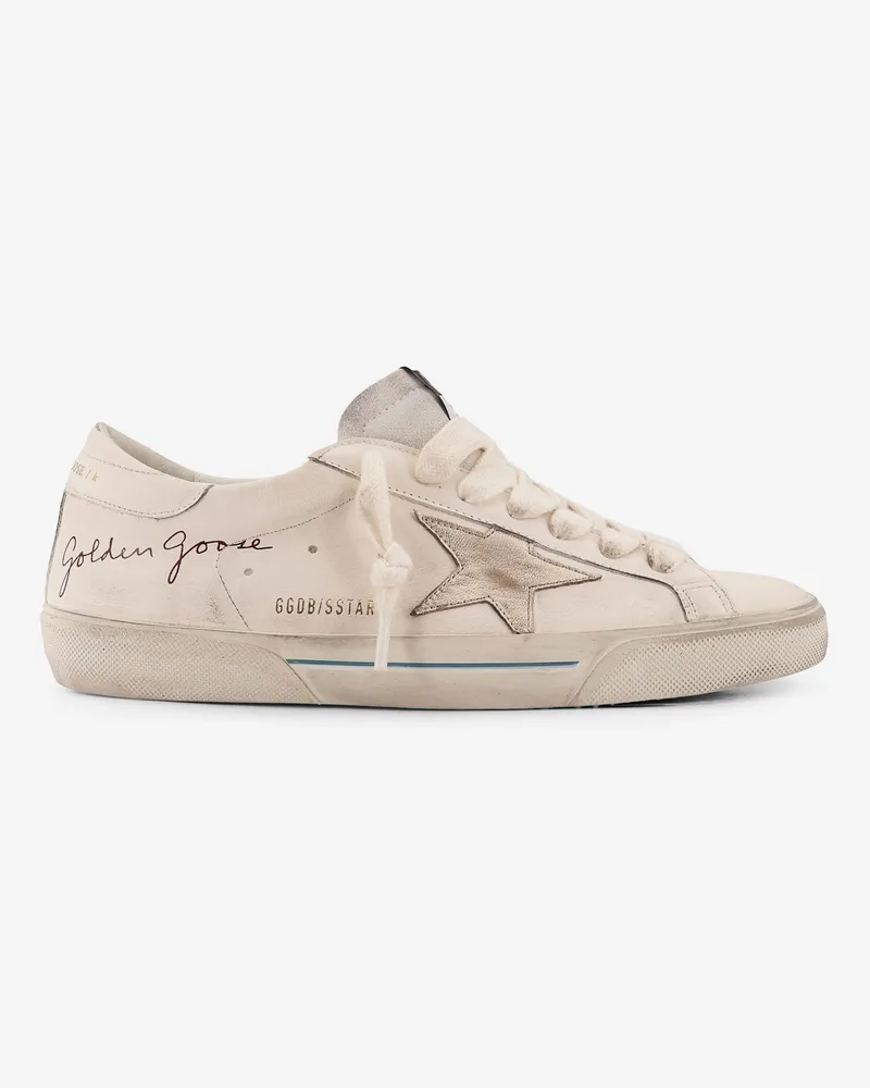 Golden Goose Super Star Half Foxing leather sneakers -  - gender_Man White