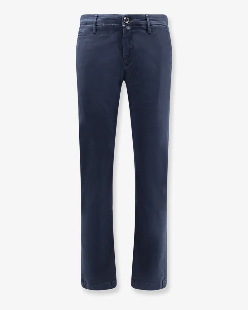 Jacob Cohën Slim Fit stretch cotton trousers -  - gender_Man Blue