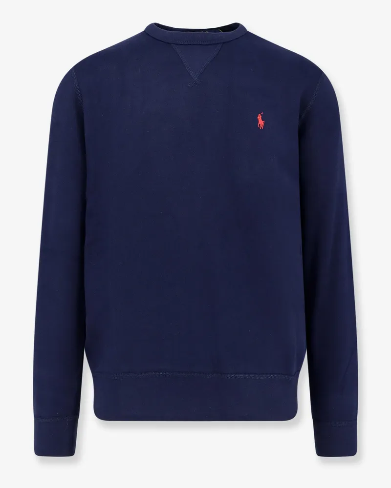 Ralph Lauren Cotton blend sweatshirt with logo -  - gender_Man Blue