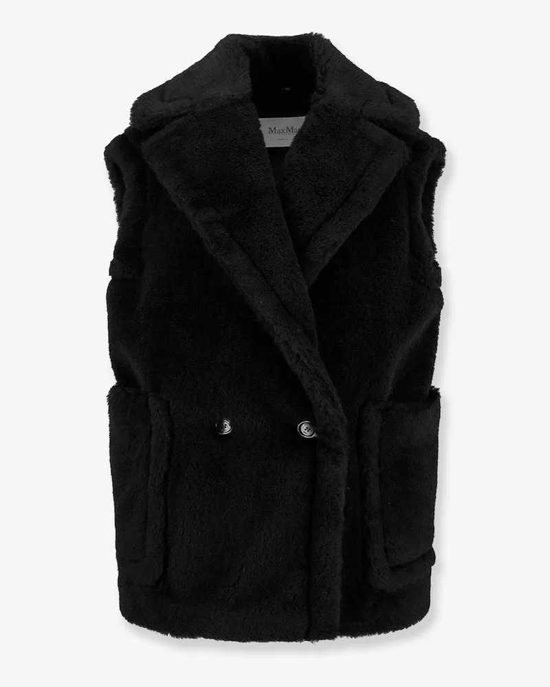 Max Mara Bormida alpaca and wool sleeveless coat -  - gender_Woman Black