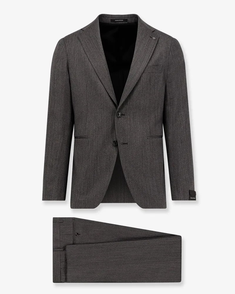 Tagliatore Single-breasted virgin wool suit -  - gender_Man Grey