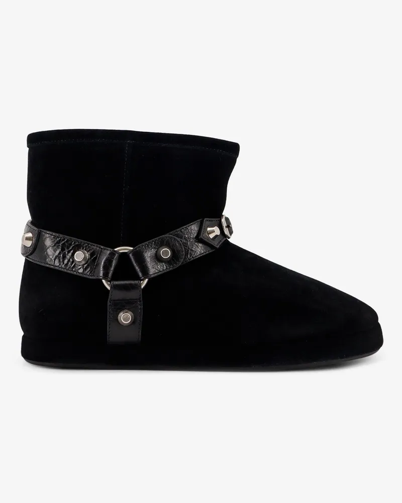 Balenciaga Leather and wool Alaska Soft Bootie boots -  - gender_Woman Black