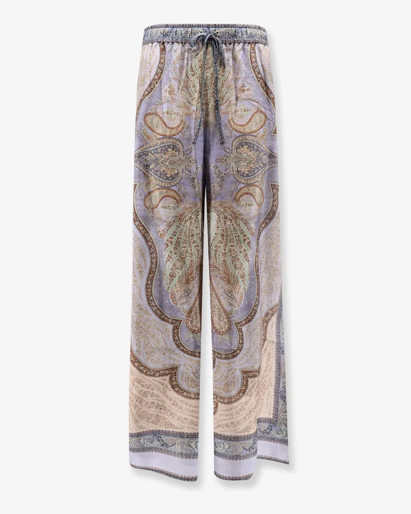 Zimmermann Wanderlust Relaxed silk trousers -  - gender_Woman Multicolor