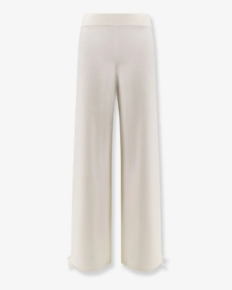 Max Mara Nigeria pure virgin wool trousers -  - gender_Woman White