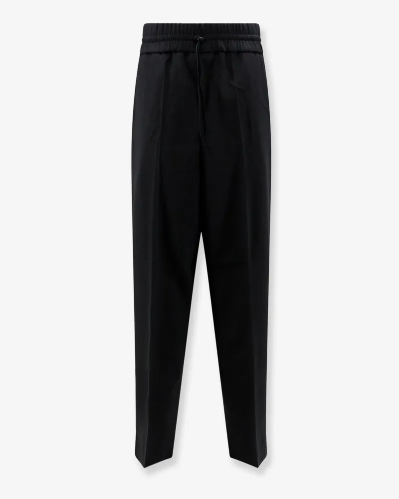 AMI Paris Virgin wool trousers -  - gender_Man Black