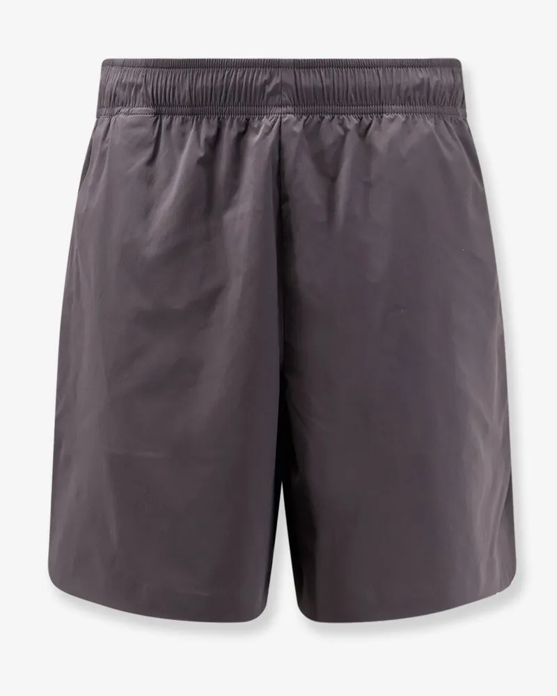 Stone Island Nylon Bermuda shorts with embroidered logo on the back -  - gender_Man Grey