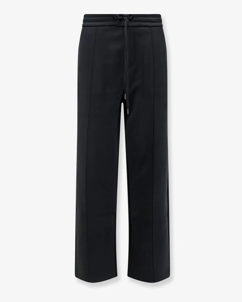 Ralph Lauren Cotton blend trousers with embroidered logo -  - gender_Man Black