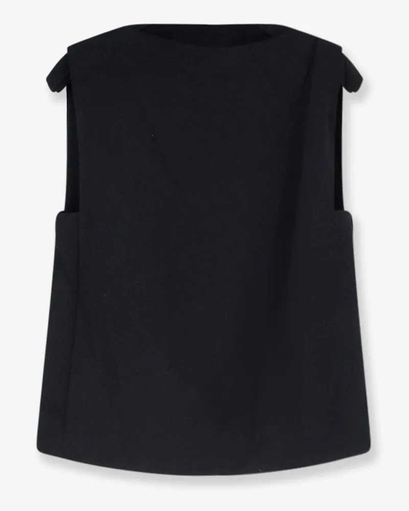 Vince Tank top with asymmetrical drape -  - gender_Woman Black